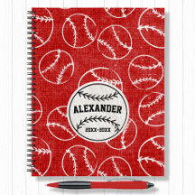Rotes Baseballmuster mit Grunge-Effekt