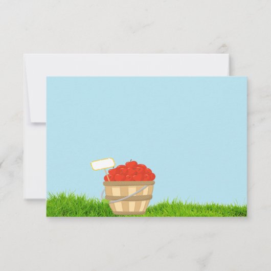 Rotes behaartes einladung (Rückseite)