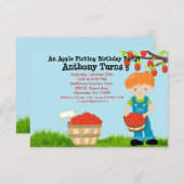 Rotes behaartes einladung (Vorne/Hinten)