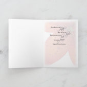 Rotes Beileid Blume Karte (Innenseite)