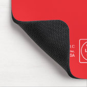 Rotes benutzerdefiniertes Business-Promo-Mauspad Mousepad (Ecke)