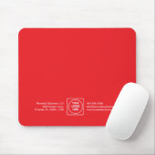 Rotes benutzerdefiniertes Business-Promo-Mauspad Mousepad (Mit Mouse)