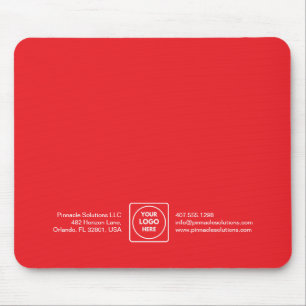 Rotes benutzerdefiniertes Business-Promo-Mauspad Mousepad