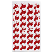 Rotes Bewegungsfahrrad Kleine Geschenktüte (Rückseite)