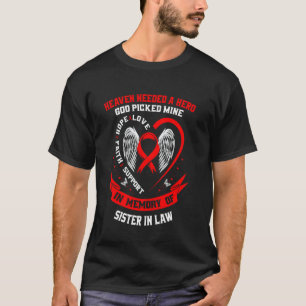 Rotes Bewusstsein für Herzkrankheit durch Verlust T-Shirt