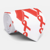 Rotes Bewusstseins-Band Krawatte (Gerollt)