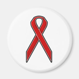 Rotes Bewusstseins-Band Magnet