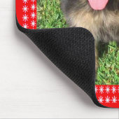 Rotes Bild mit weißen Sternen Ihr Foto Mousepad (Ecke)