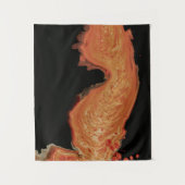 Rotes Bild Wandteppich (Vorderseite)