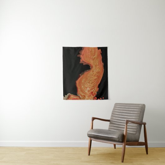 Rotes Bild Wandteppich (Beispiel)