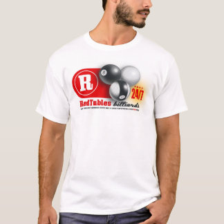 Rotes Billard T-Shirt