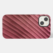 Rotes Blatt Diagonale iPhone Hülle (Rückseite (Horizontal))