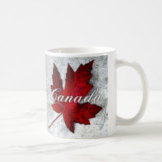 rotes Blatt Kanada Kaffeetasse