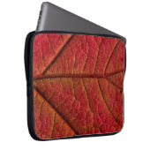 Rotes Blatt Laptopschutzhülle (Vorne Rechts)