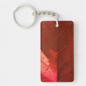 Rotes Blatt Schlüsselanhänger (Vorderseite)