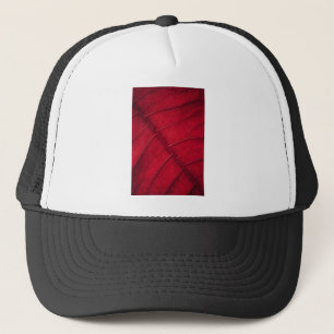 Rotes Blatt Truckerkappe