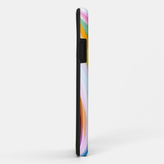 Rotes Blau Case-Mate iPhone Hülle (Hinten/Rechts)