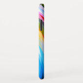 Rotes Blau Case-Mate iPhone Hülle (Hinten/Rechts)