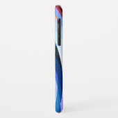 Rotes Blau Case-Mate iPhone Hülle (Hinten/Links)