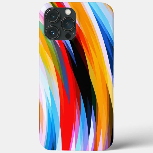 Rotes Blau Case-Mate iPhone Hülle (Rückseite)