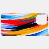 Rotes Blau Case-Mate iPhone Hülle (Rückseite (Horizontal))