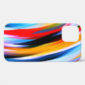 Rotes Blau Case-Mate iPhone Hülle (Rückseite (Horizontal))