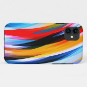 Rotes Blau Case-Mate iPhone Hülle (Rückseite (Horizontal))