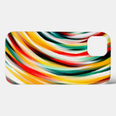 Rotes Blau Case-Mate iPhone Hülle (Rückseite (Horizontal))