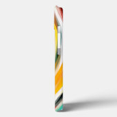 Rotes Blau Case-Mate iPhone Hülle (Rückseite / Links)