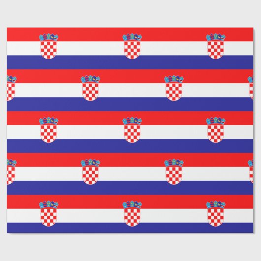 Rotes Blau Geschenkpapier (Flach)