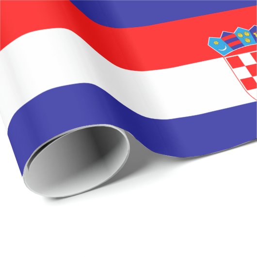 Rotes Blau Geschenkpapier (Rolleneckpunkt)