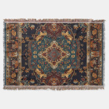 Rotes Blau im marokkanischen Stil