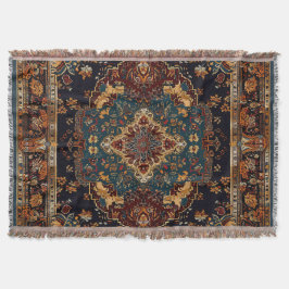 Rotes Blau im marokkanischen Stil Decke