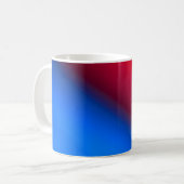 Rotes Blau Kaffeetasse (Vorderseite Links)