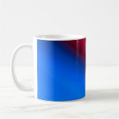 Rotes Blau Kaffeetasse (Links)