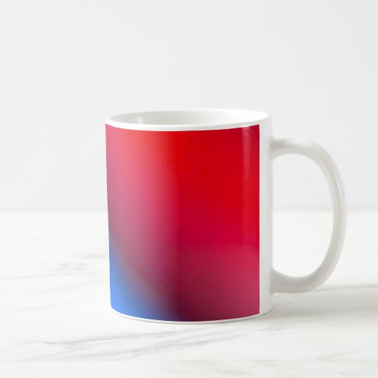Rotes Blau Kaffeetasse (Rechts)