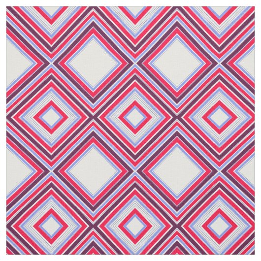 Rotes Blau und Plum Stoff (Muster)