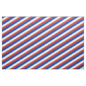 Rotes, blau-weiß gestreiftes Muster Stoff (Yard (91,4 cm))