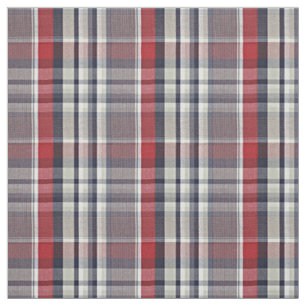 Rotes blaues beige schottisches kariertes stoff