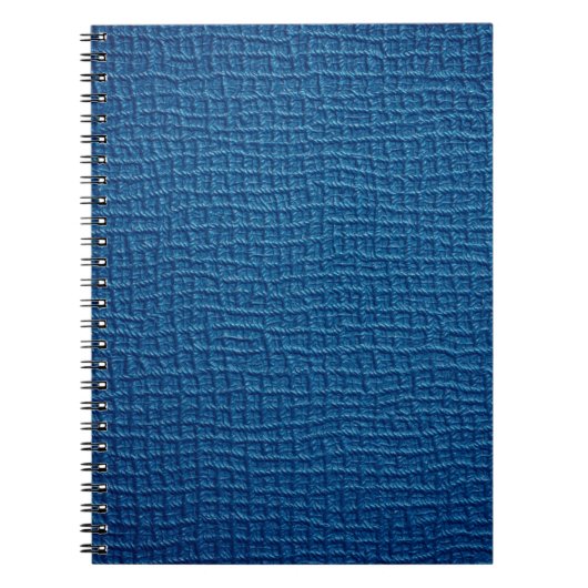 Rotes blaues Leder Notizblock (Vorderseite)