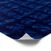 Rotes blaues Leder Poster (Ecke)