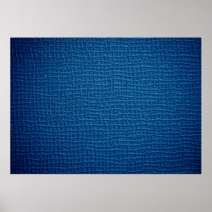 Rotes blaues Leder Poster