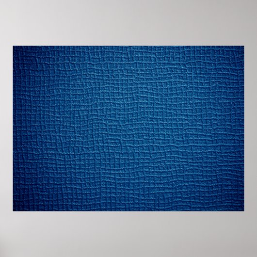 Rotes blaues Leder Poster (Vorne)