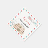 Rotes blaues Papier für die Duschtisch von Travel Serviette (Ecke)