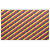 Rotes, blaues und gelbes Streifen Stoff (Yard (91,4 cm))