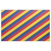 Rotes, blaues und gelbes Streifen Stoff (Fat Quarter (45,7 x 55,9 cm))