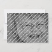 Rotes, blaues und weißes einladung (Rückseite)