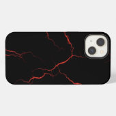 Rotes Blitz Case-Mate iPhone-Hülle iPhone Hülle (Rückseite (Horizontal))