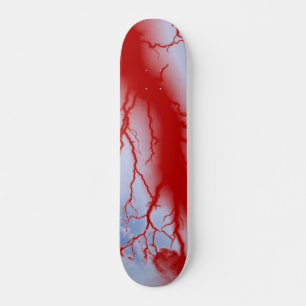 Rotes Blitz-Skateboard Skateboard