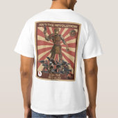 Rotes Blok Armee-Shirt T-Shirt (Rückseite)